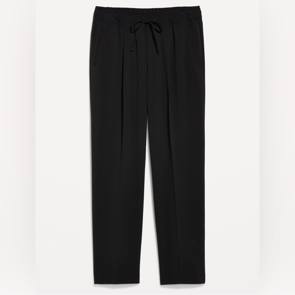 Old Navy Black High-Waisted Billie Straight
Ankle Trouser